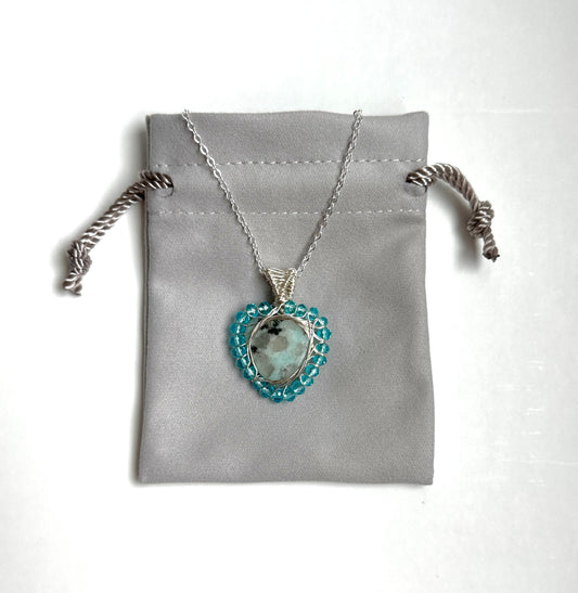 Turquoise Heart Necklace