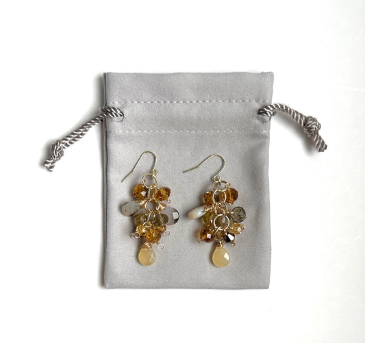 Earth Tone Dangle Earrings