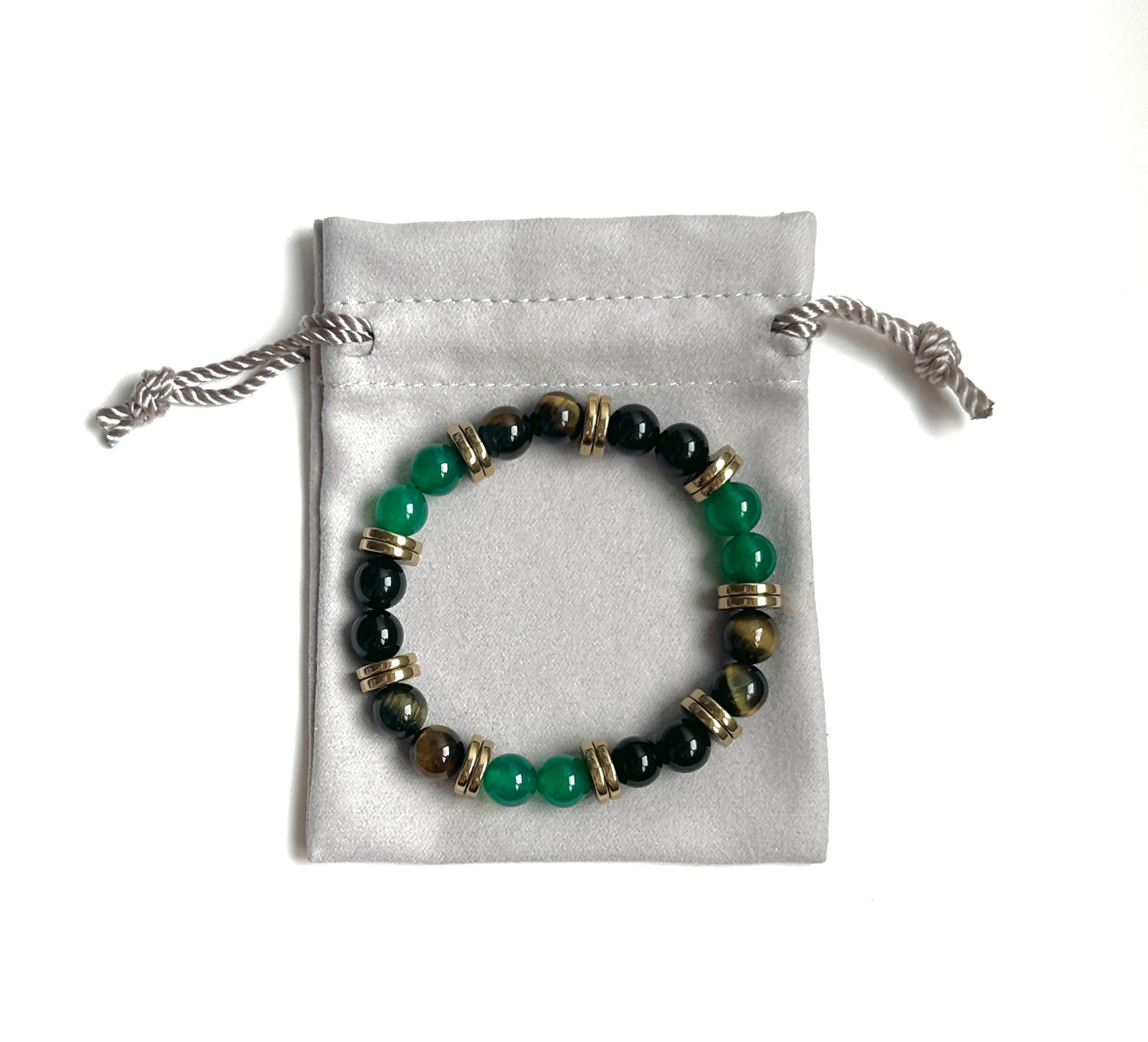 Tiger Eye & Aventurine Power Bracelet