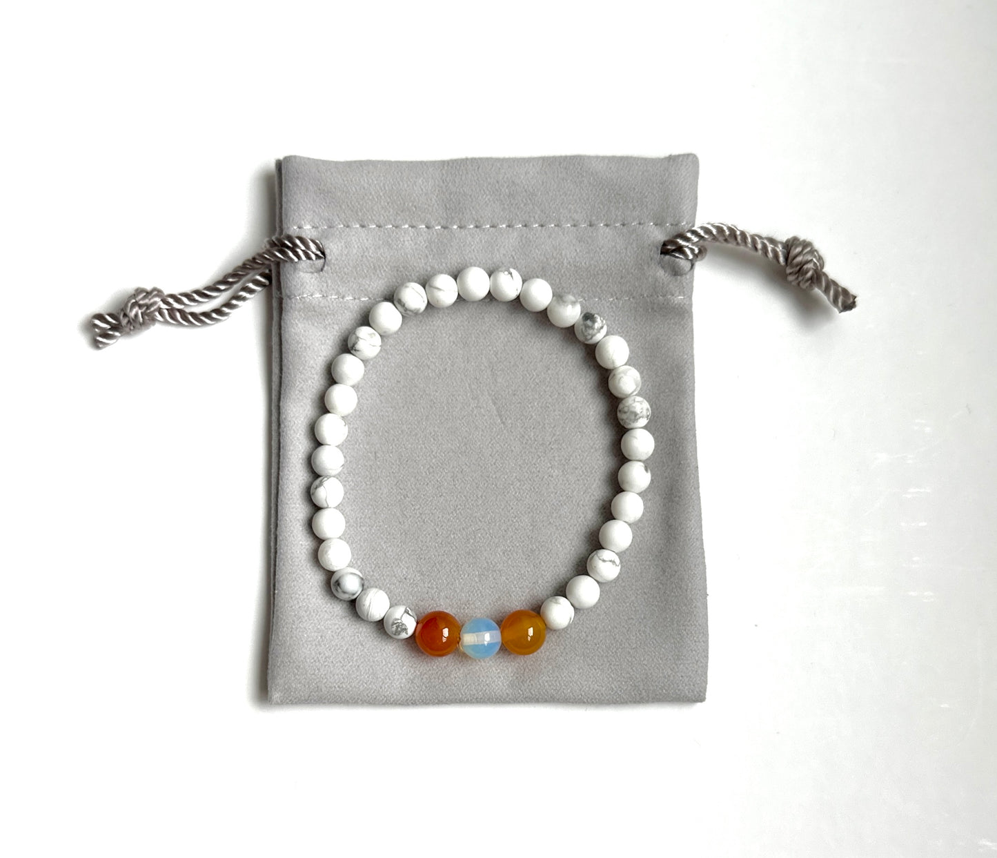 White Howlite Bracelet