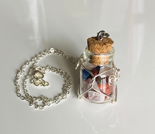 Magic Crystal Bottle Necklace